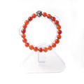 Bracelets en pierre naturelle, perles d&#39;agate avec lion